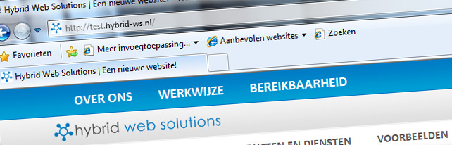 Een nieuwe website!