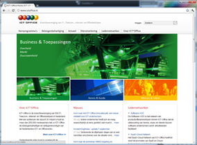 Website voor ICT~Office: Branchevereniging van IT-, Telecom-, Internet- en Officebedrijven