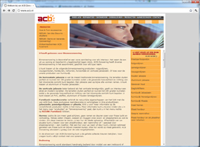 Website + cms voor ACB: Alle zonnewering op n plaats verenigd