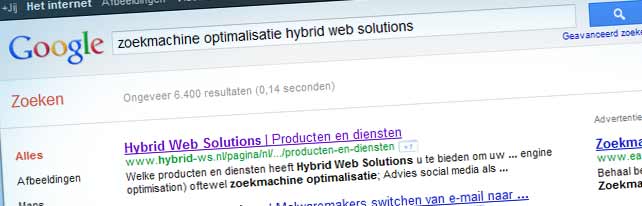 Verbeterde SEO (search engine optimisation) in module Hybrid CMS